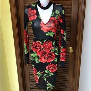 Fashion Nova Choker Dress